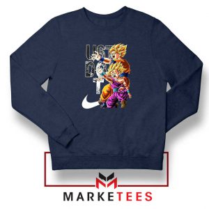 Dragon Ball Just Do It Navy Blue Sweatshirt