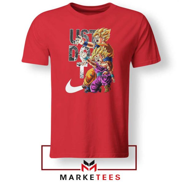 Dragon Ball Just Do It Red Tshirt