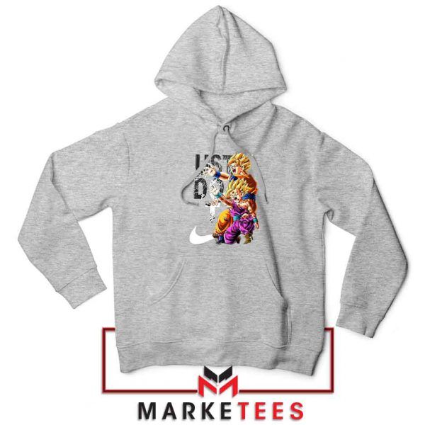 Dragon Ball Just Do It Sport Grey Hoodie