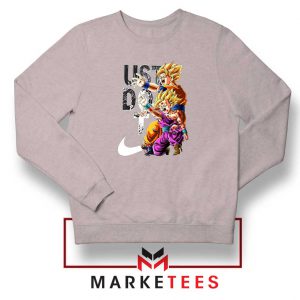 Dragon Ball Just Do It Sport Grey Sweatshirt