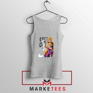 Dragon Ball Just Do It Sport Grey Tank Top