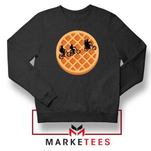 Eggo Moon Horror Black Sweatshirt