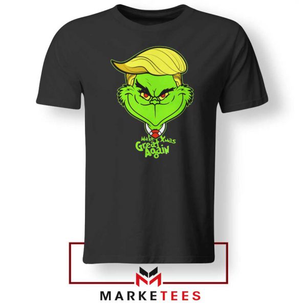Grinch Trump Black Tshirt