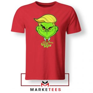 Grinch Trump Red Tshirt