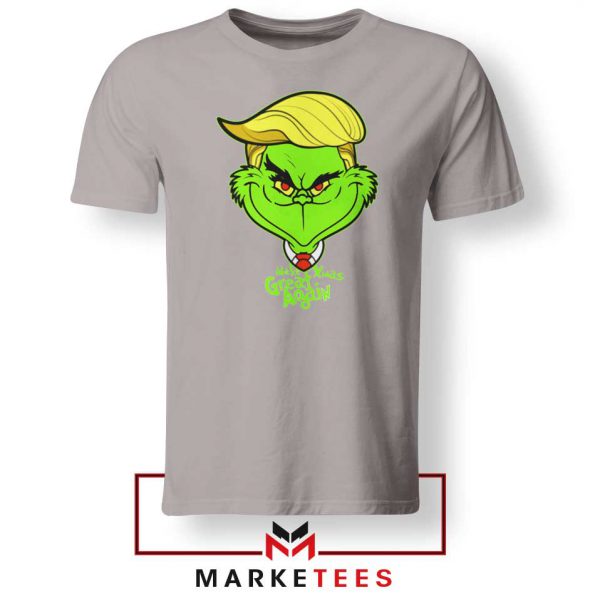 Grinch Trump Sport Grey Tshirt