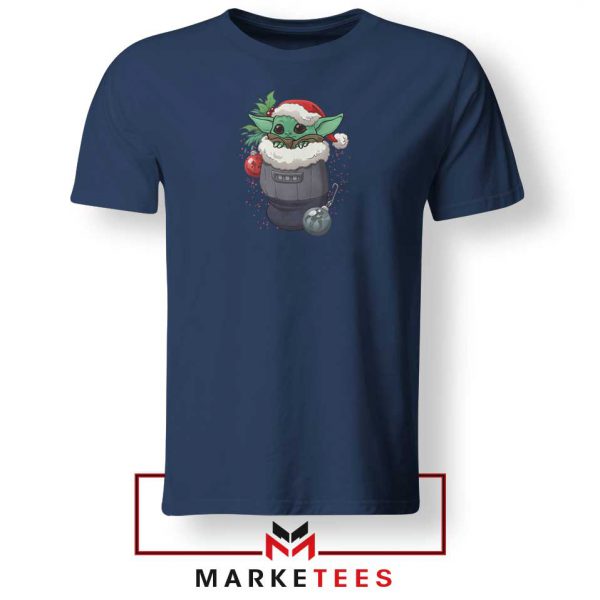 Grogu Stocking Stuffer Navy Blue Tshirt