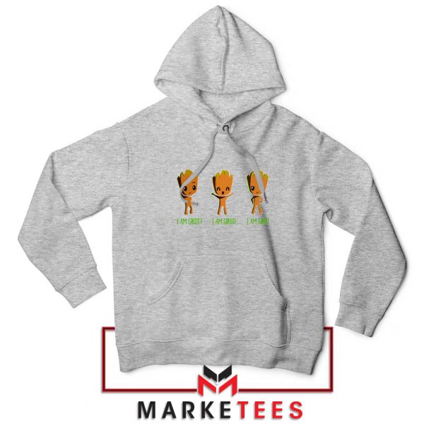 I Am Groot Sport Grey Hoodie