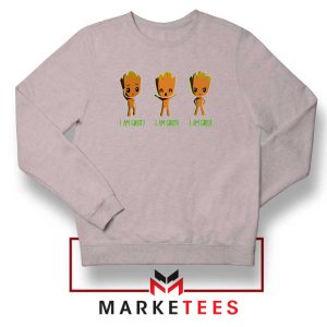 I Am Groot Sport Grey Sweatshirt