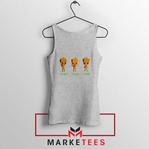 I Am Groot Sport Grey Tank Top