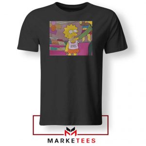 Lisa Simpson Sassy Black Tshirt