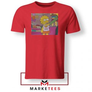 Lisa Simpson Sassy Red Tshirt