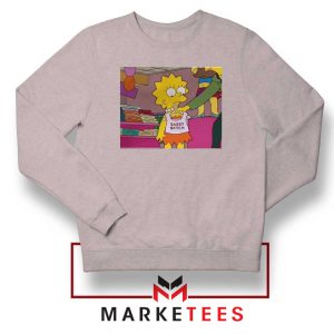 Lisa Simpson Sassy Sport Grey Sweatshirt