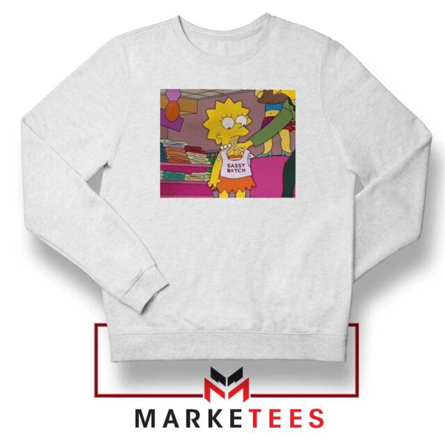 Lisa Simpson Sassy Graphic Sweatshirt