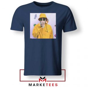 Mac Miller Singer Navy Blue Tshirt