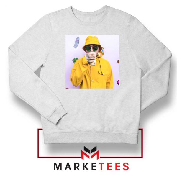 Mac Miller Singer White Sweatshirt