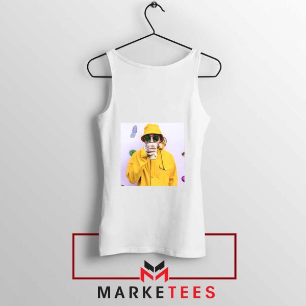 Mac Miller Singer White Tank Top