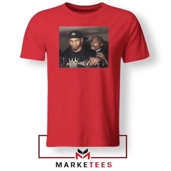 Mike Tyson Tupac Shakur Red Tshirt