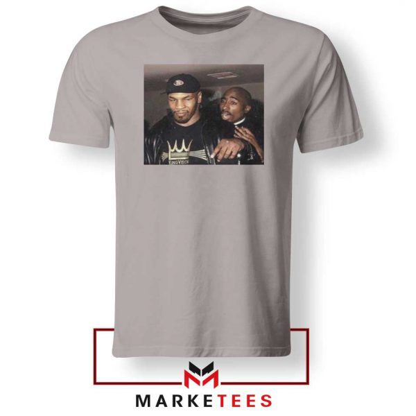 Mike Tyson Tupac Shakur Sport Grey Tshirt