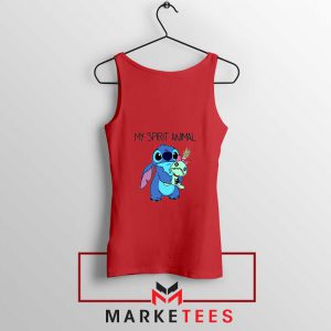 My Spirit Animal Stitch Red Tank Top