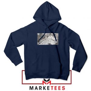 Oasis Gallagher Brothers Navy Blue Hoodie