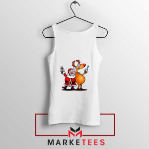 Santa and Reindeer Tank Top