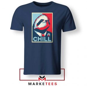 Sloth Chill Navy Blue Tshirt