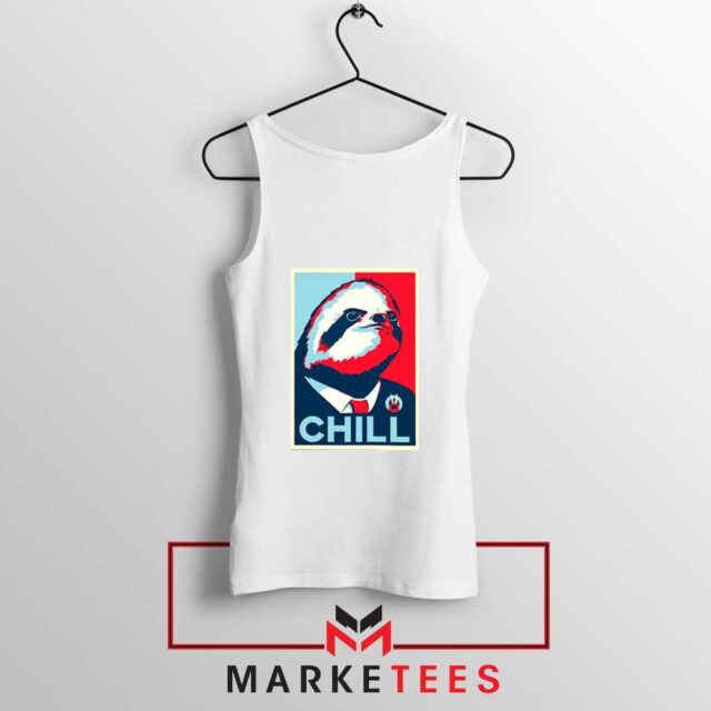 Sloth Chill Tank Top Buy Business Suit Lazy Tops S-3XL