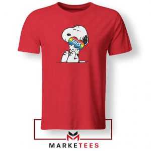 Snoopy NHS Rainbow Red Tshirt