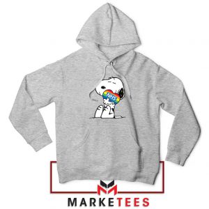 Snoopy NHS Rainbow Sport Grey Hoodie