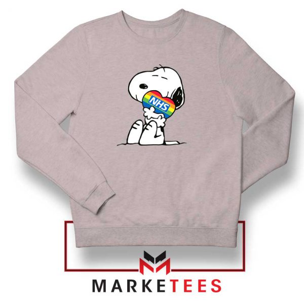 Snoopy NHS Rainbow Sport Grey Sweatshirt