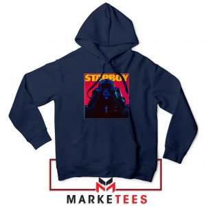 Starboy Album Navy Blue Hoodie