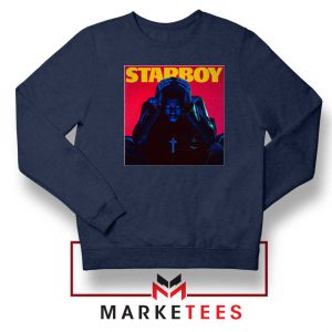 Starboy Album Navy Blue Sweatshirt