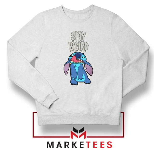 Stitch Stay Weird Graphic Sweatshirt