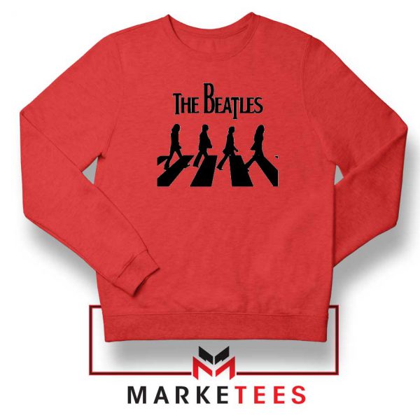 The Beatles 70s Red Sweatshirt