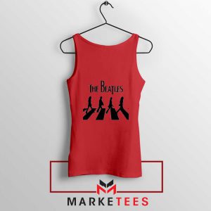 The Beatles 70s Red Tank Top