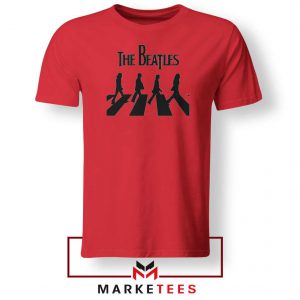The Beatles 70s Red Tshirt