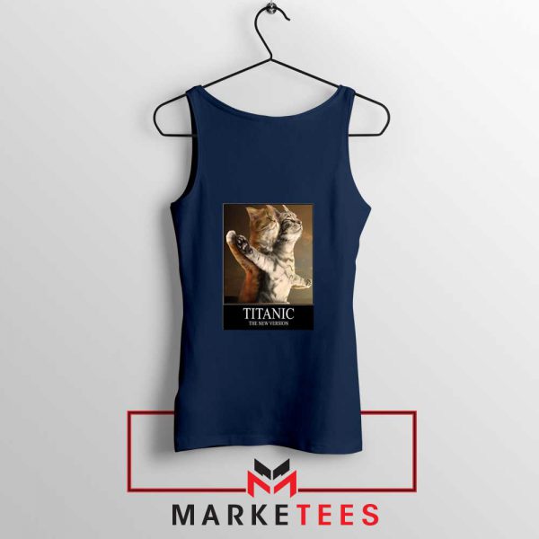 Titanic New Version Navy Blue Tank Top