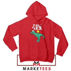 Tree Rex Xmas Red Hoodie