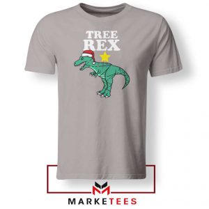 Tree Rex Xmas Sport Grey Tshirt