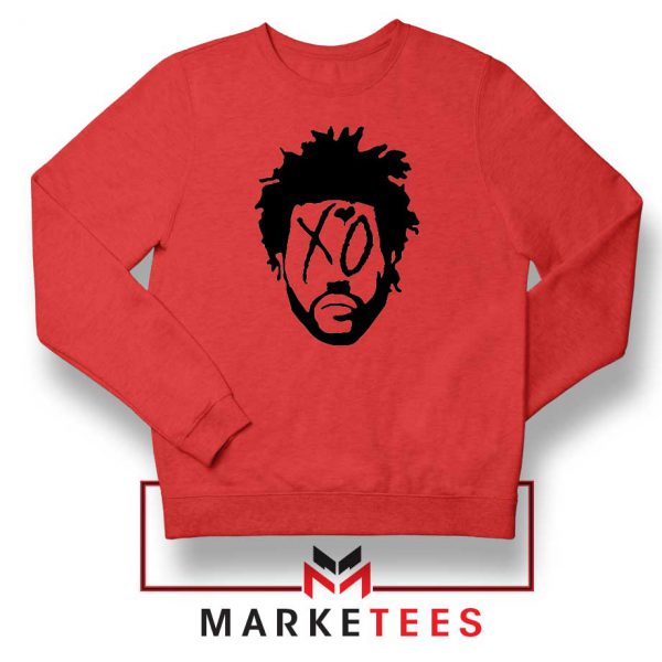 XO Record Label Red Sweatshirt