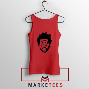 XO Record Label Red Tank Top