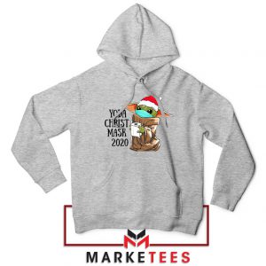 Yoda Christmask 2020 Sport Grey Hoodie