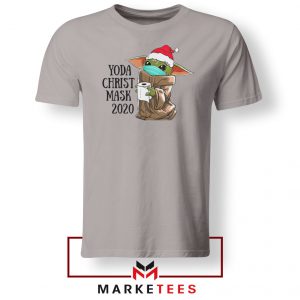 Yoda Christmask 2020 Sport Grey Tshirt
