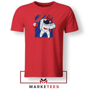 Astronaut Sport Baseball Best Red Tshirt