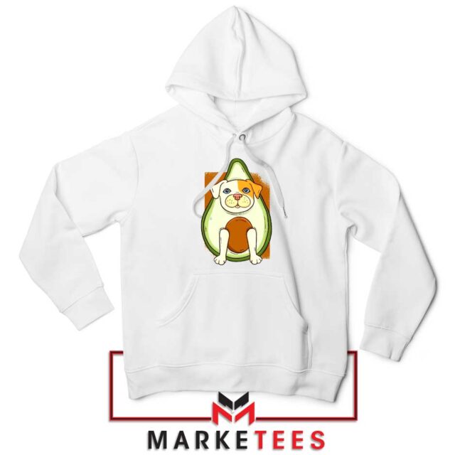 Avocado-Themed Vegan Dog Hoodie