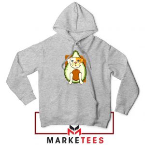 Avocado Vegan Dog Best Sport Grey Hoodie