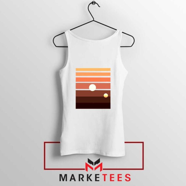 Binary Sunset Inspired Star Wars Tank Top