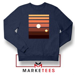 Binary Sunset Star Wars Navy Blue Sweatshirt