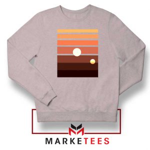 Binary Sunset Star Wars Sport Grey Sweatshirt