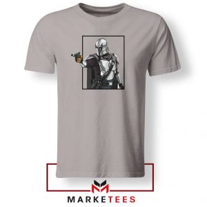 Boba Fett Design Star Wars Sport Grey Tshirt